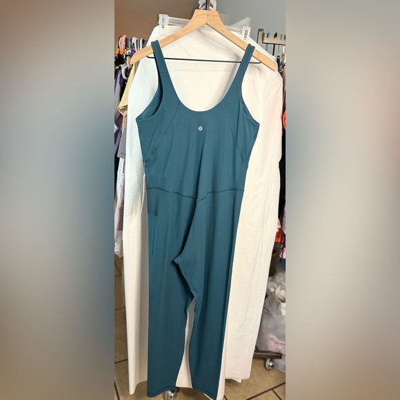 Lululemon Align Ribbed Bodysuit 25" Green Jasper Size 12 NEW WITH TAGS - Picture 6 of 9